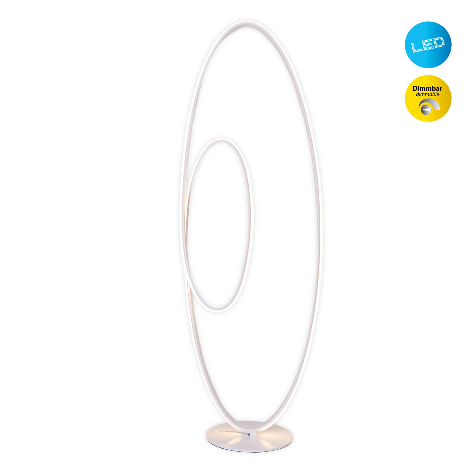 LED-Stehleuchte ODRIVE - weiß - 120 cm