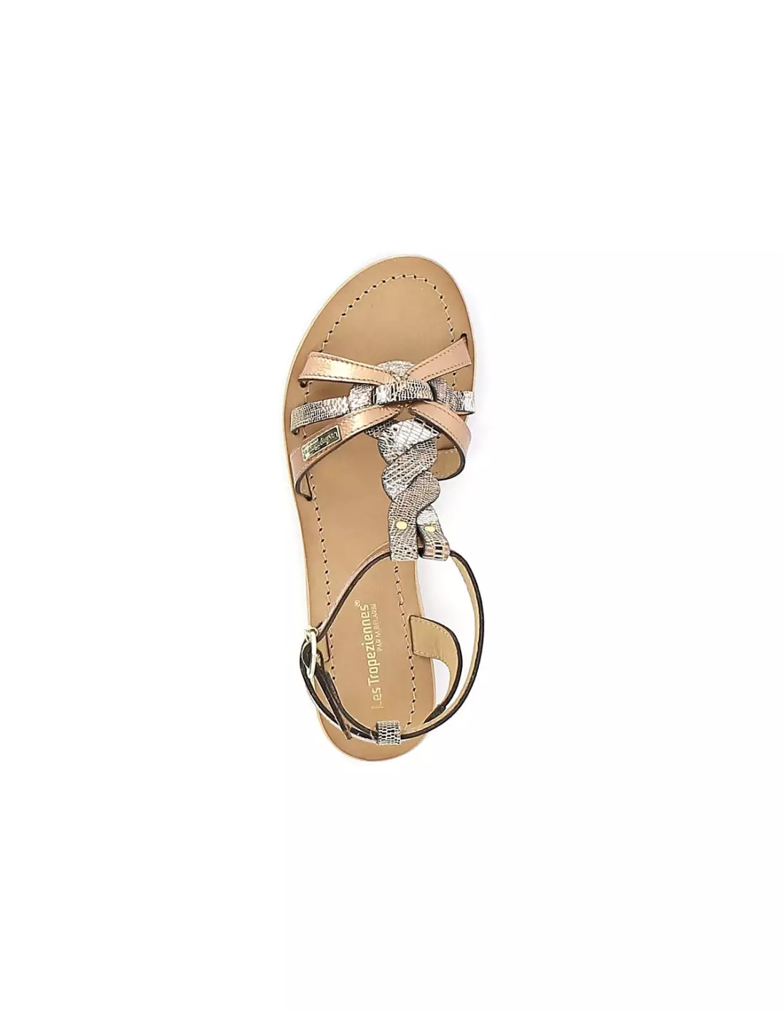 LES TROPEZIENNES HAMS - Sandales & nu-pieds Bronzeserpent