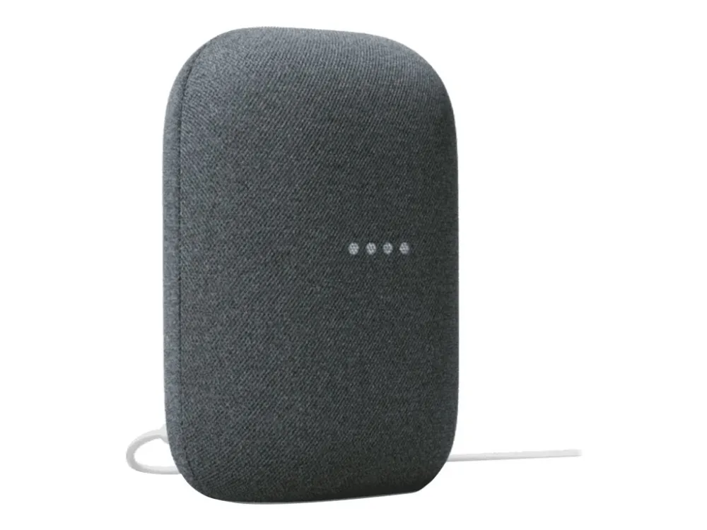 Google Nest Audio - Smart højttaler - IEEE 802.11b/g/n/ac, Bluetooth - App-kontrolleret - 2-vejs - brunsort