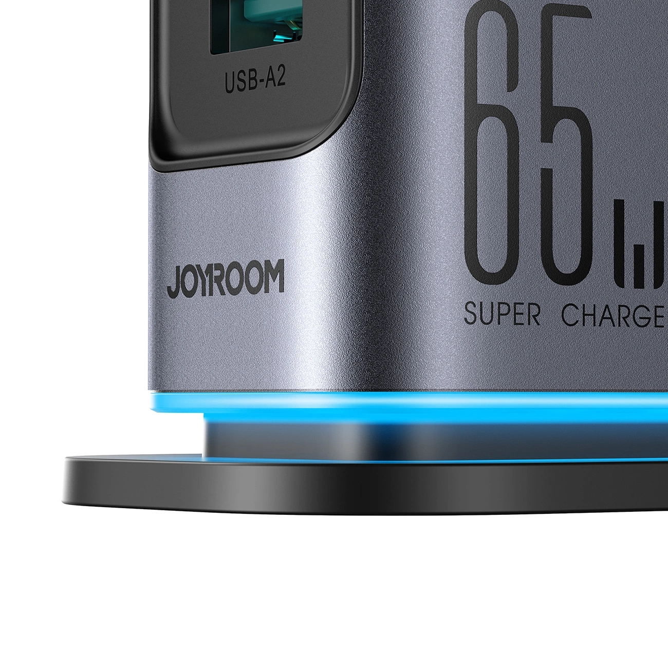 (65W) 4x USB C / 2x USB A GaN Ladegerät Universal Ladestation PD (JR-TCM02) - Grau
