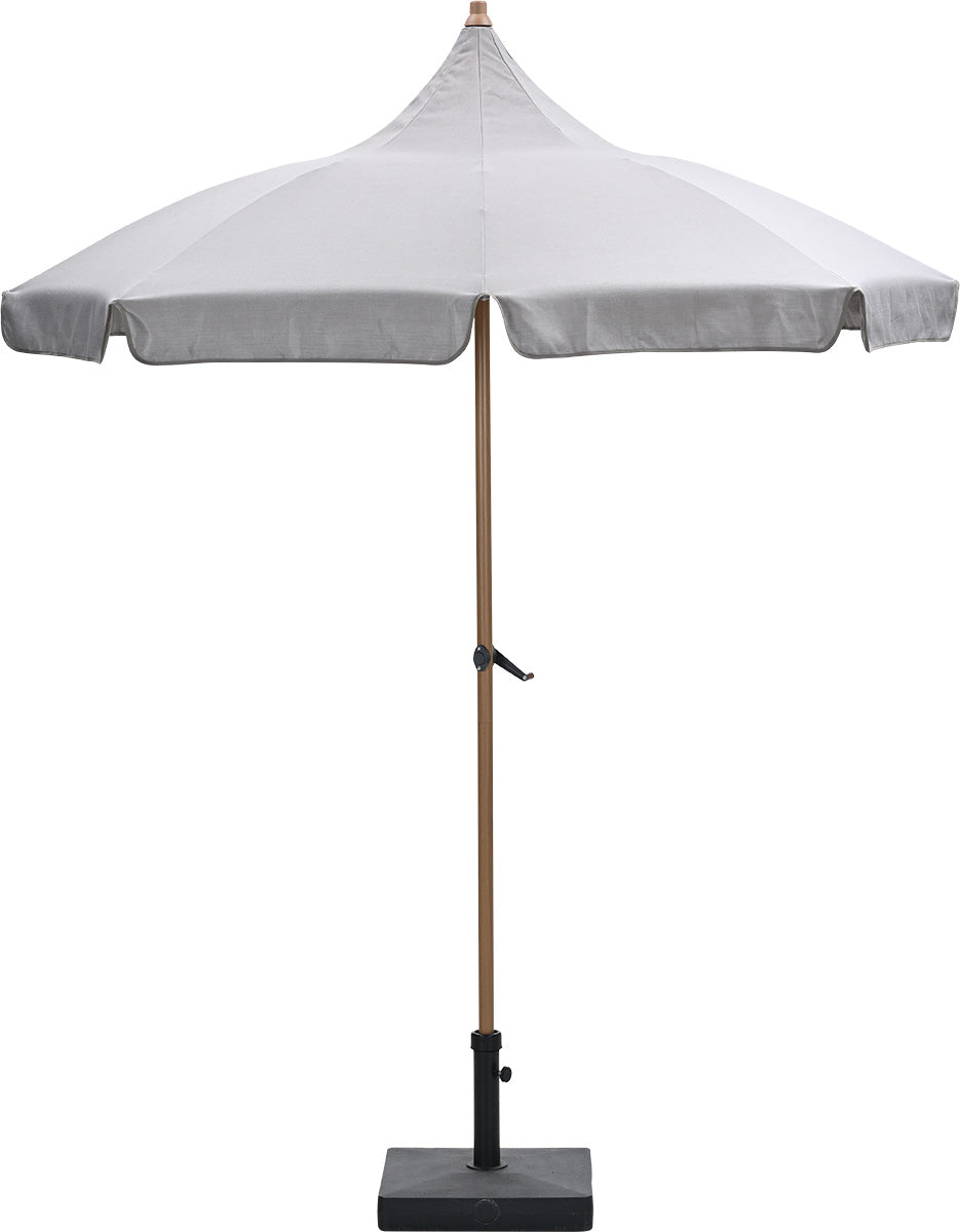 Aloha â stokparasol Ã200 cm â light teak look â taupe