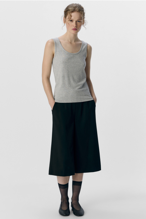 Object grijze dames top