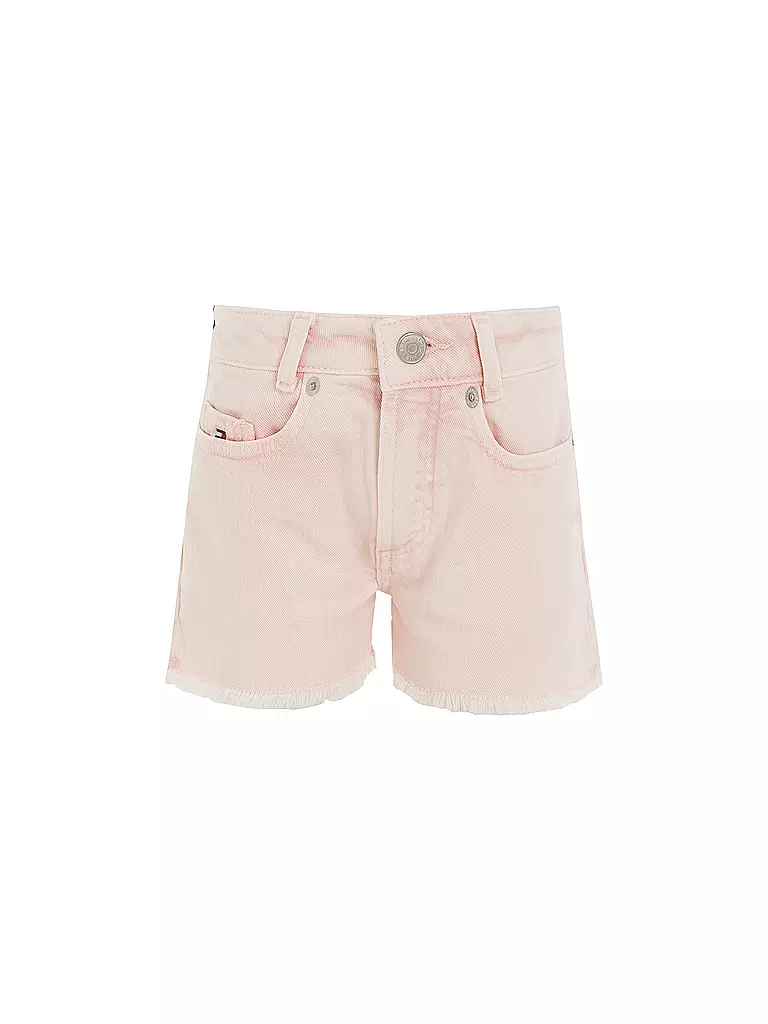 TOMMY HILFIGER Mädchen Jeanshorts  rosa