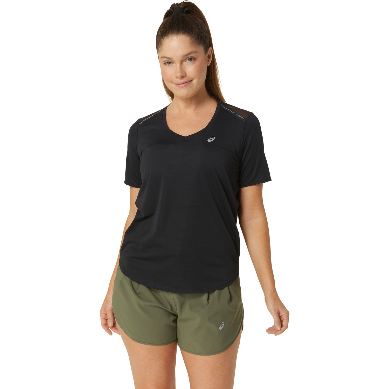 ASICS Road V-Neck T-Short Dames