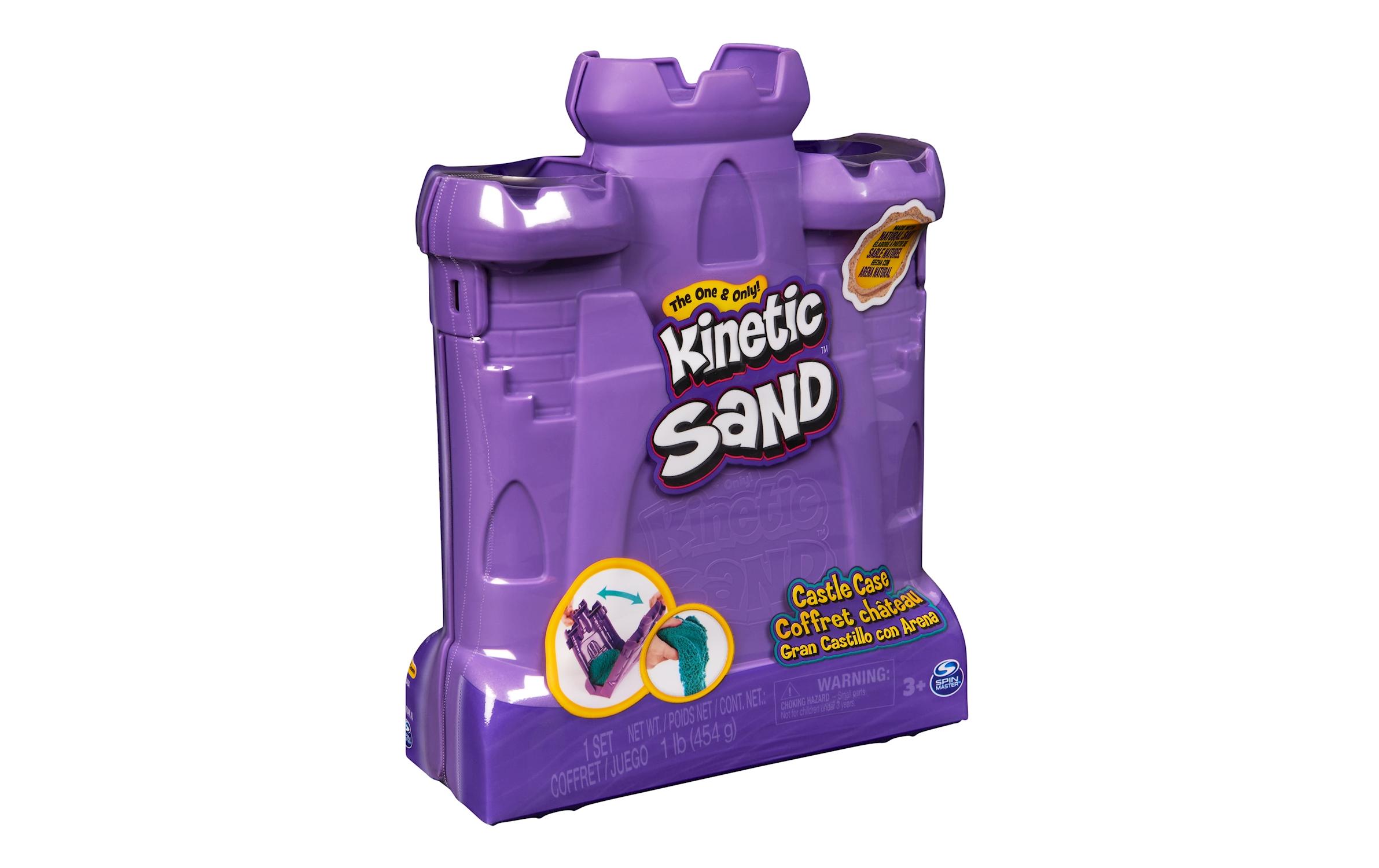 Kinetic Sand Burgenkoffer 454 gBauen, Formen und Kneten