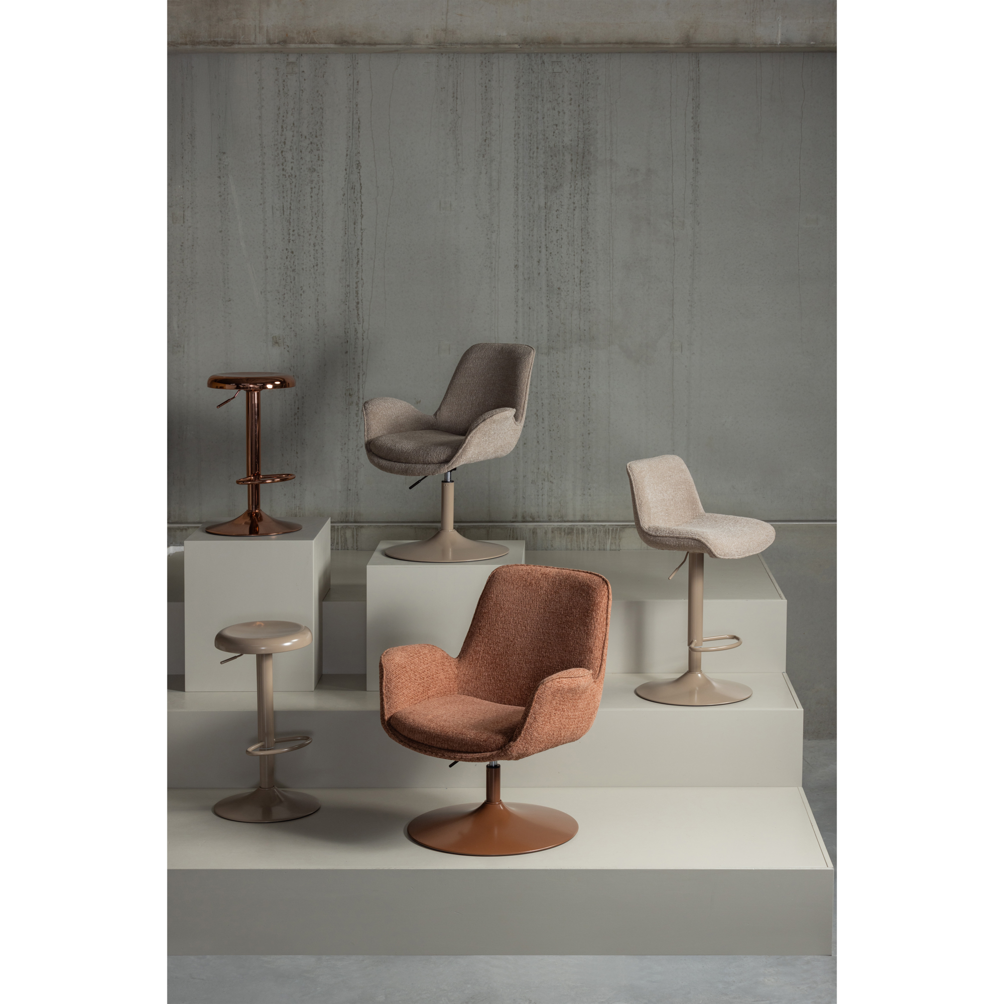 Fauteuil Marten verstelbare Marten In Hoogte Verstelbare Fauteuil - Oranje