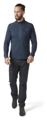 Polaire Demi-Zip Rab Nexus Bleu