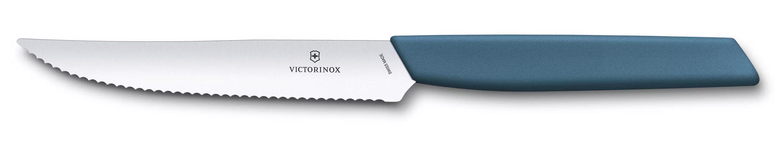 Swiss Modern Steakmesser-cornflower-blue