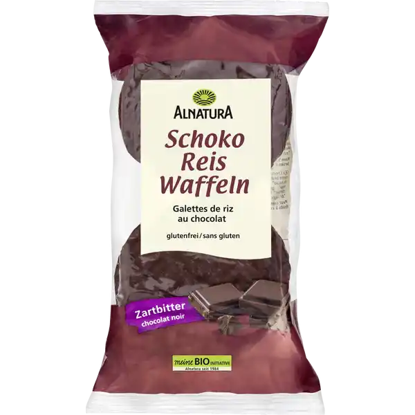 Bio Schoko-Reiswaffeln Zartbitter