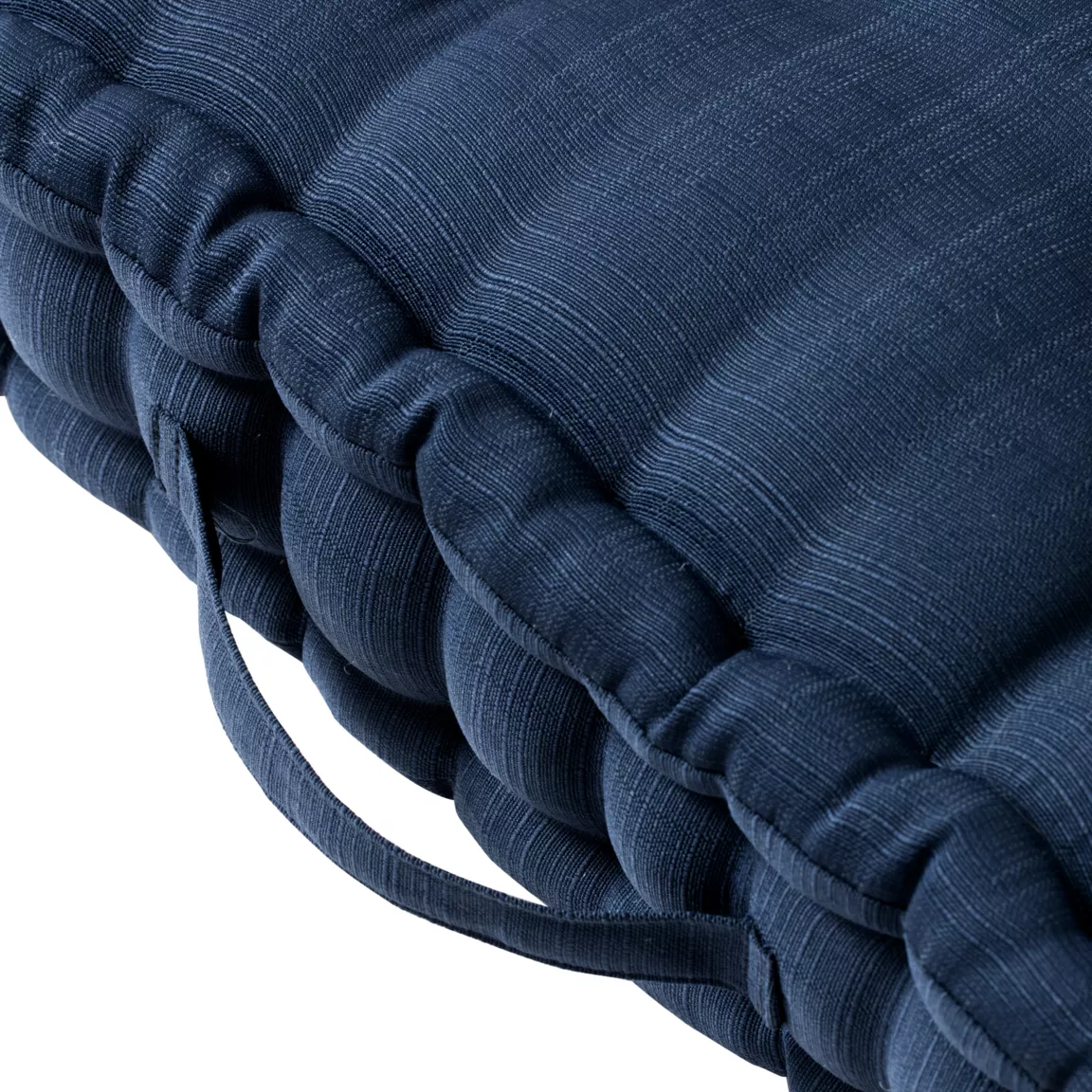Coussin de sol extérieur capitonné (50 x 50 cm) Sunset Bleu nuit