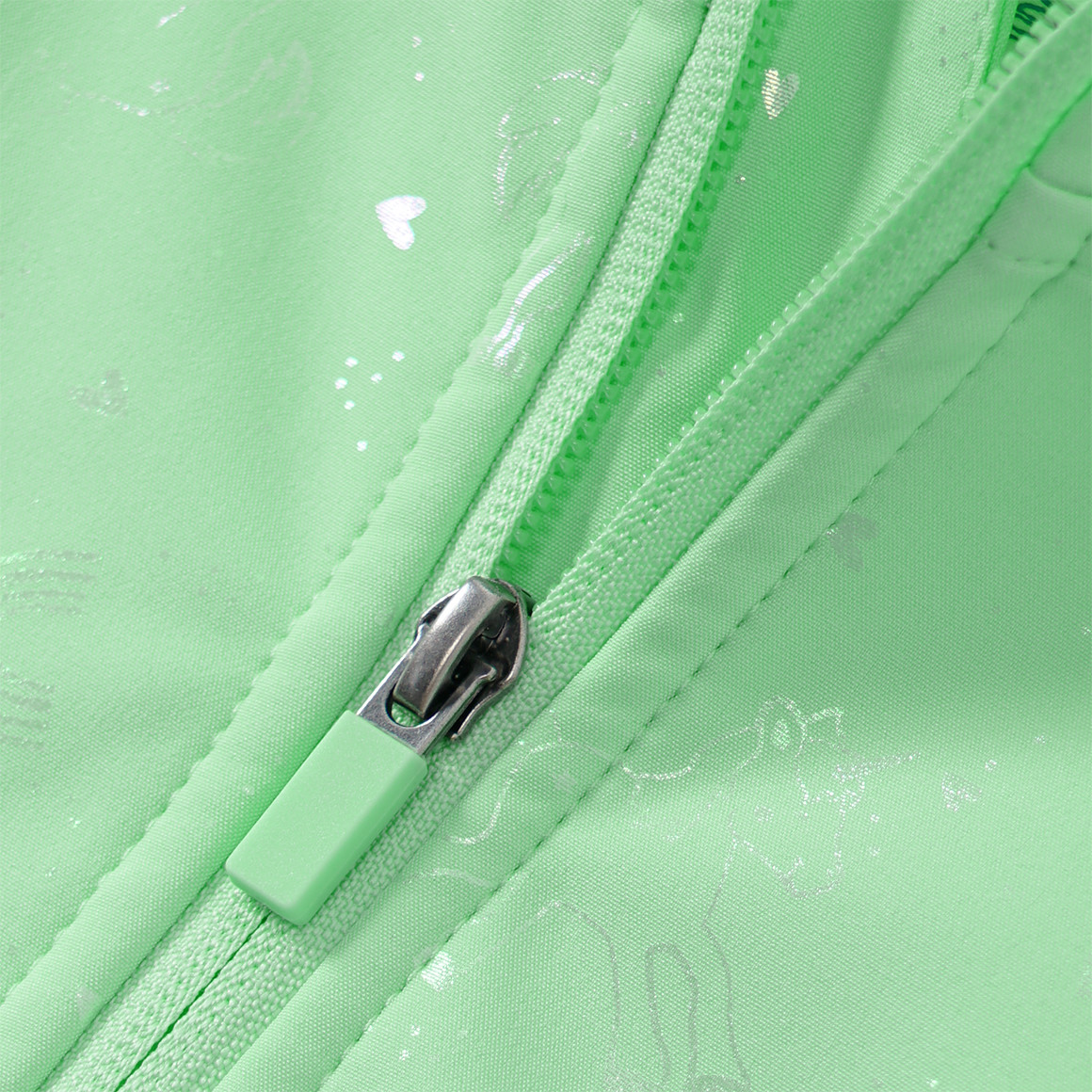 Topolino Mädchen Softshelljacke mit Einhorn-Allover hellgrün