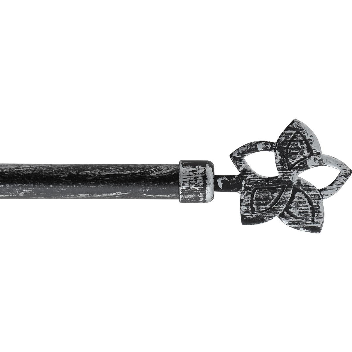 KIT EXT 120 210 CM D16 EMBOUT MALE NOIR ARGENT