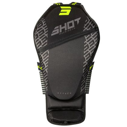 Dorsale Shot ATTACK 2023 - Noir / Jaune