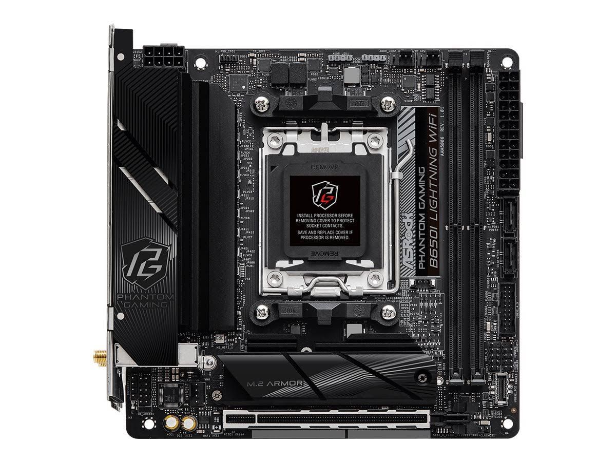 ASRock B650I Lightning WiFi AMD B650 Emplacement AM5 Mini ITX