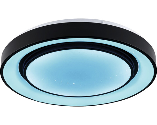 Dimbare LED-lamp 40W 1500 lm 2700-6500 K Ø 45 cm SpacyColor frameloos zwart + afstandsbediening + RGB + sterrenhemel