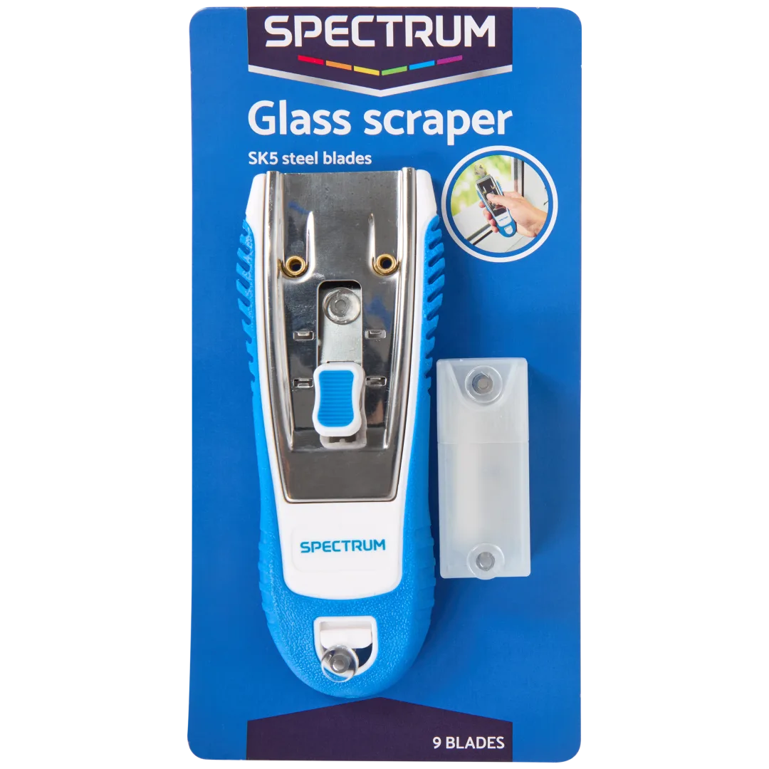 Spectrum glasschraper 9 mesjes