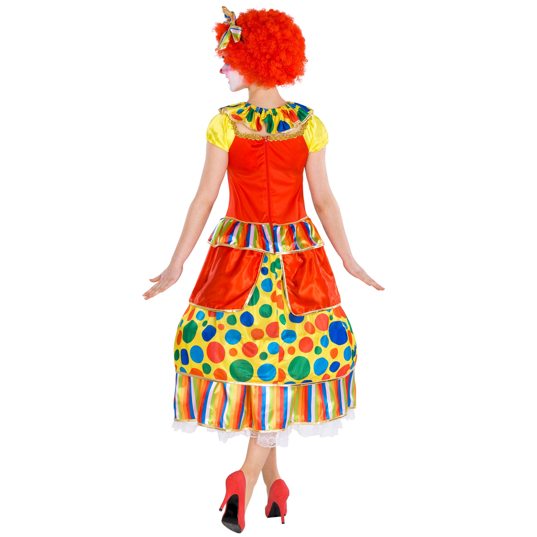 tectake® Frauenkostüm Clown Fridoline