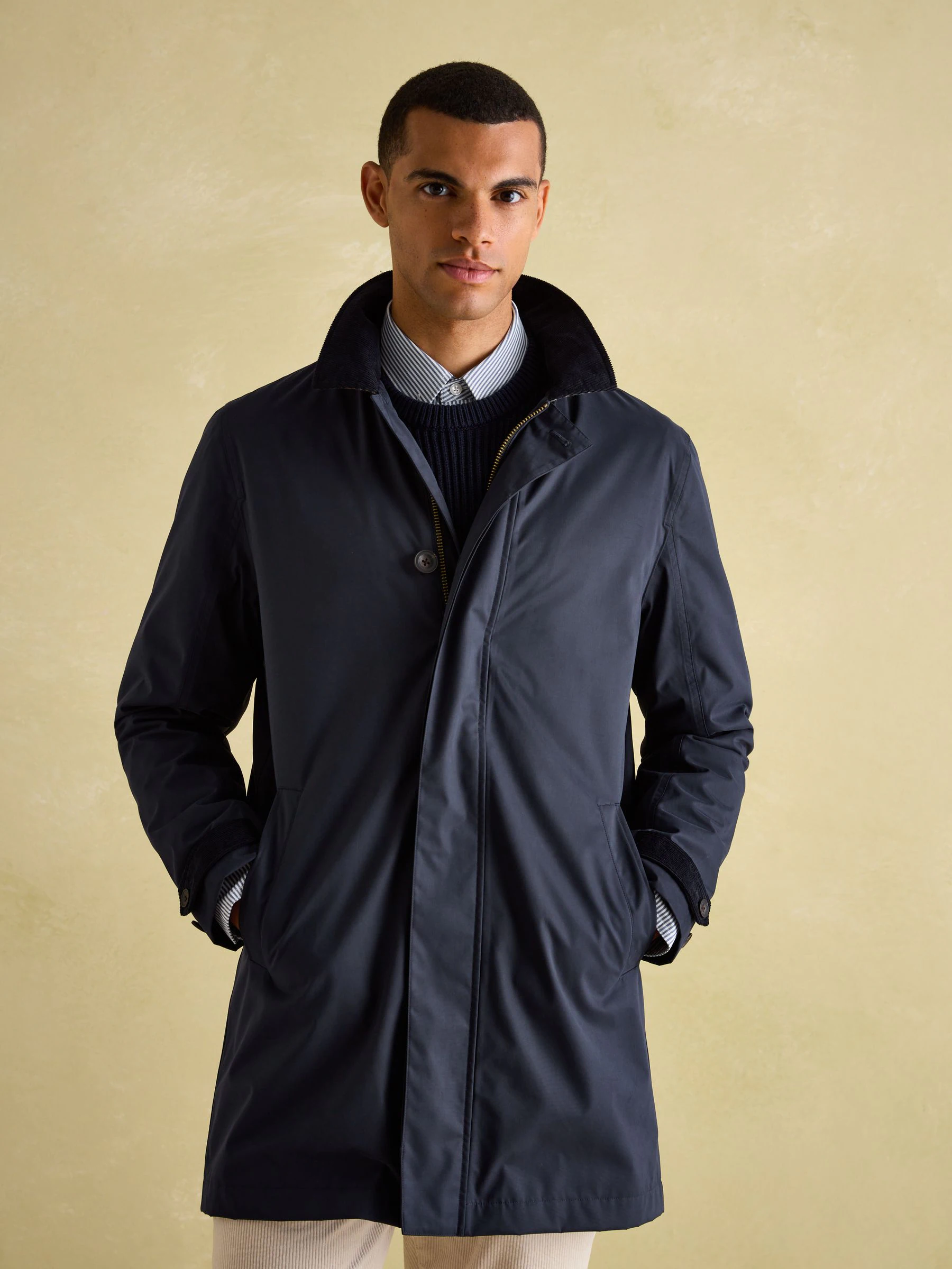 Donkerblauw - Joules Sandford waterdichte regenjas