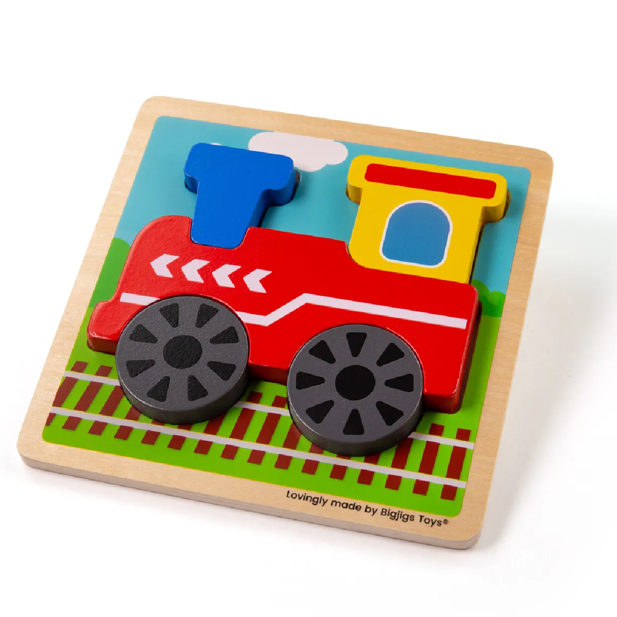 Bigjigs Toys Gros Puzzle à Soulever - Train