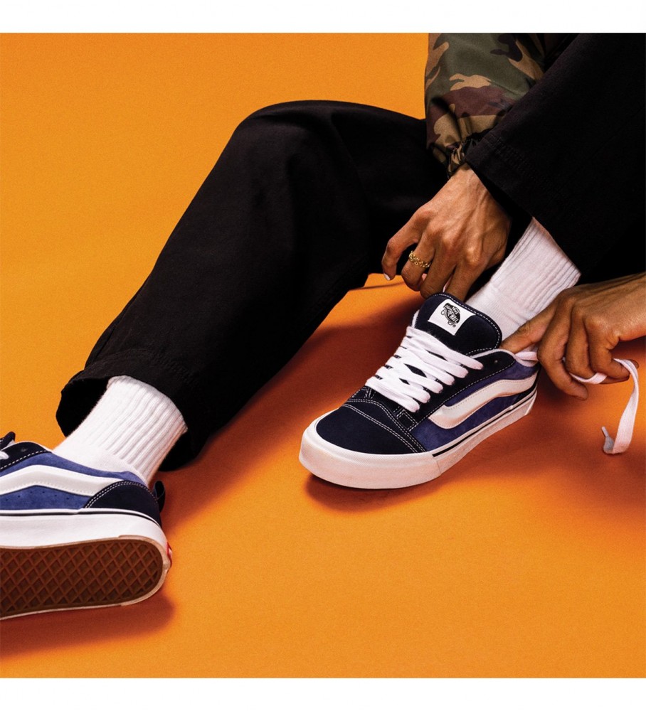 Tênis Vans Knu Skool Azul Couro