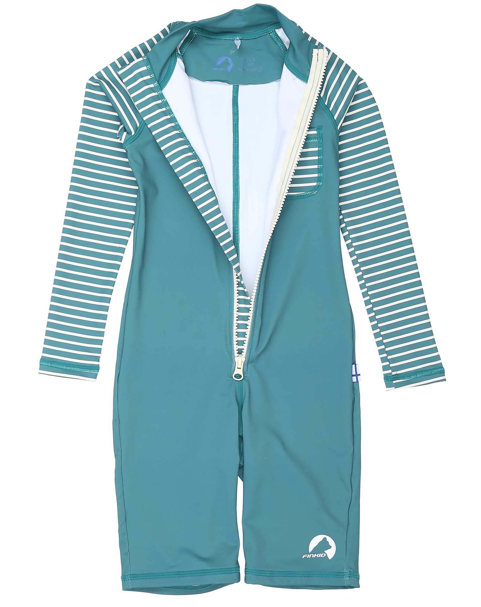 Langarm-Schwimmanzug KALA EKO in jungle/offwhite