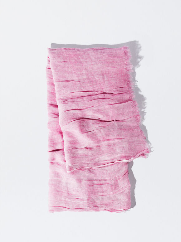 Pashmina desfiada - Rosa