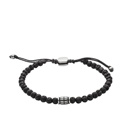 Fossil Armbånd, Sort, 17-25 cm