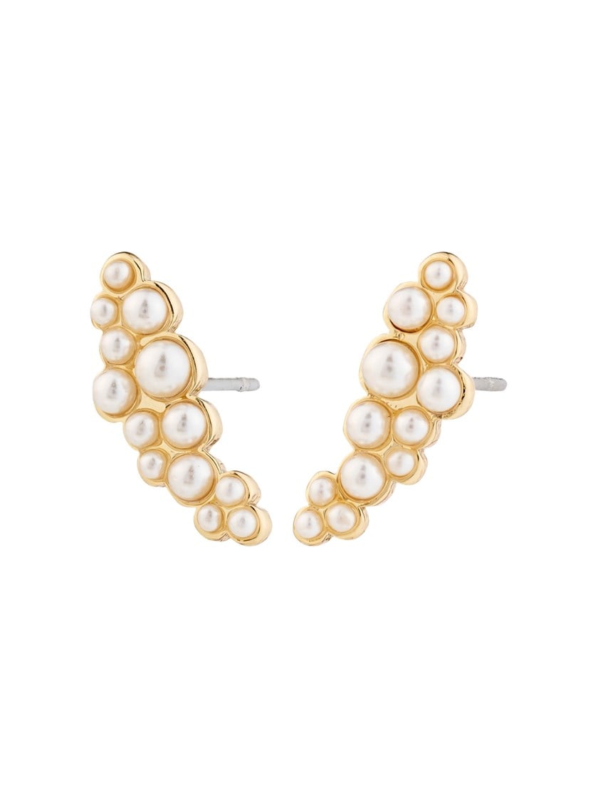 Jova Pearl Earrings Old Gold