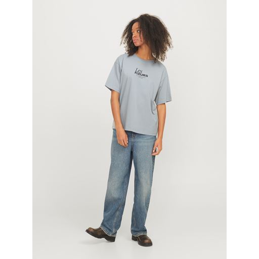 JJXX Millow Loose T-shirt, Ultimate Grey Les Fleurs, L