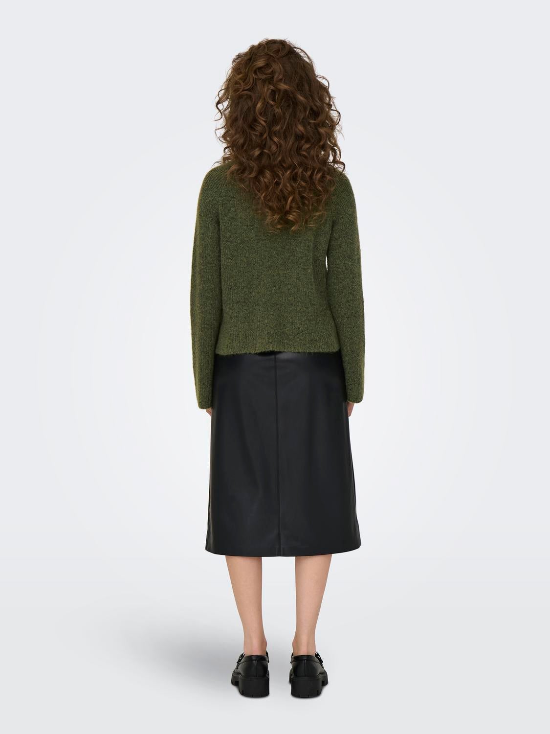 JDYINGEBORG Strickpullover Winter Moss