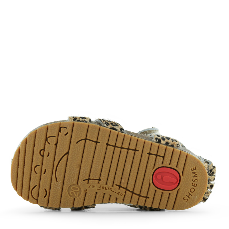 Shoesme panterprint sandaal Ponyhair | Meisjes schoenen