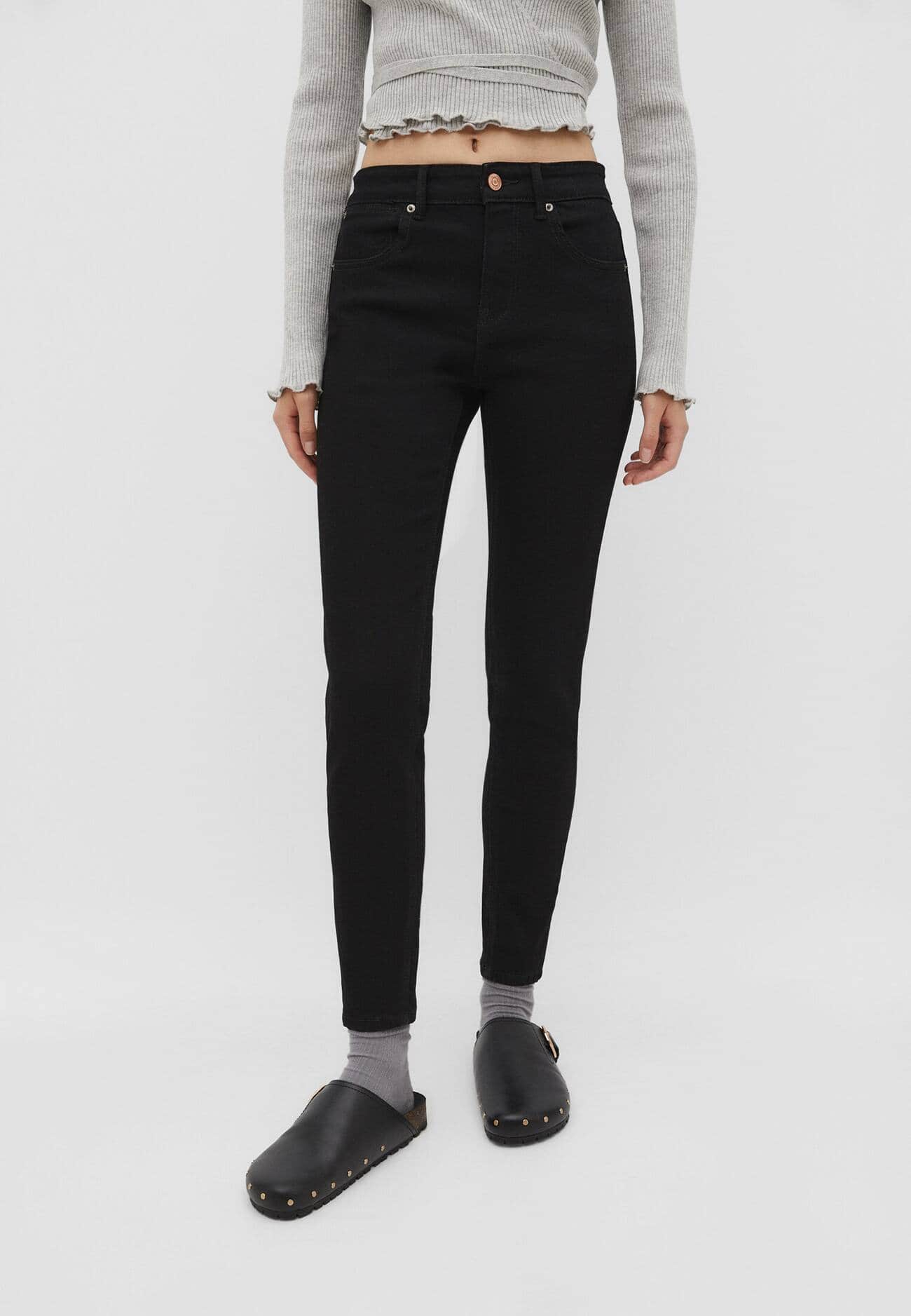 Calça jeans skinny de cintura baixa