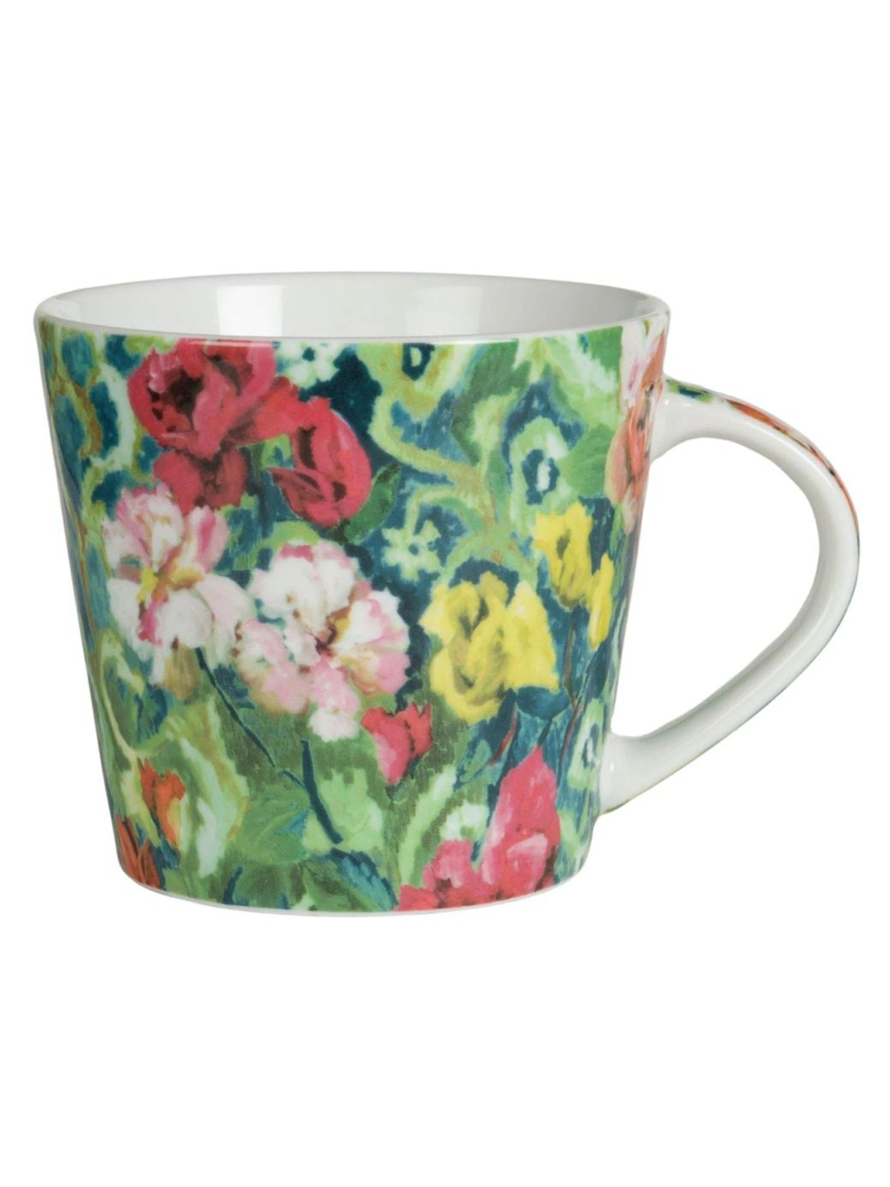 Designers Guild Set of 4 Tapestry Flower Mugs