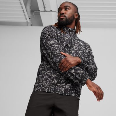 PumaPUMA FIT AOP Woven Jacket - schwarz