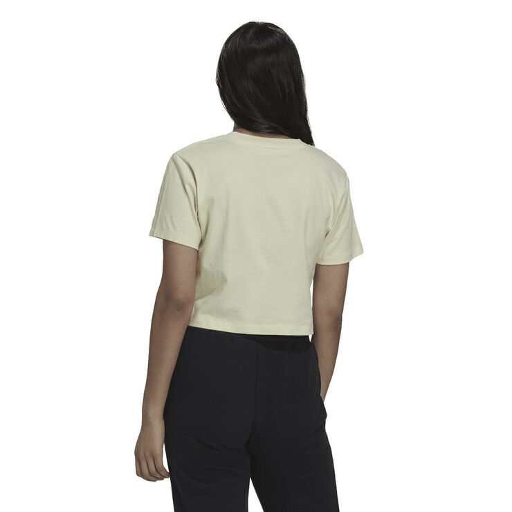 adidas originals cropped t-shirt Yellow