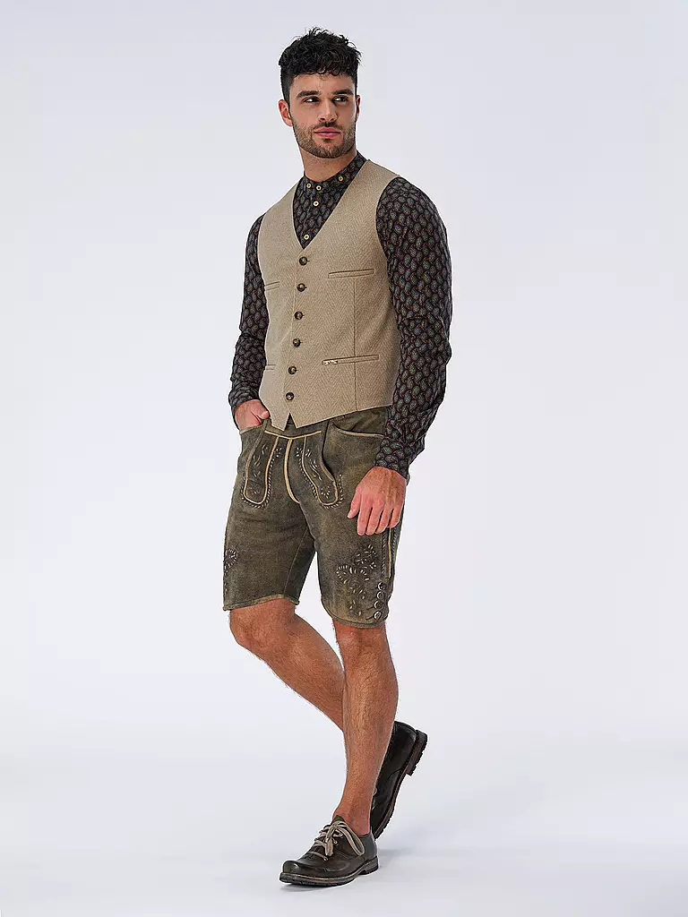 LUIS TRENKER Trachtengilet LUSEBASTIAN beige