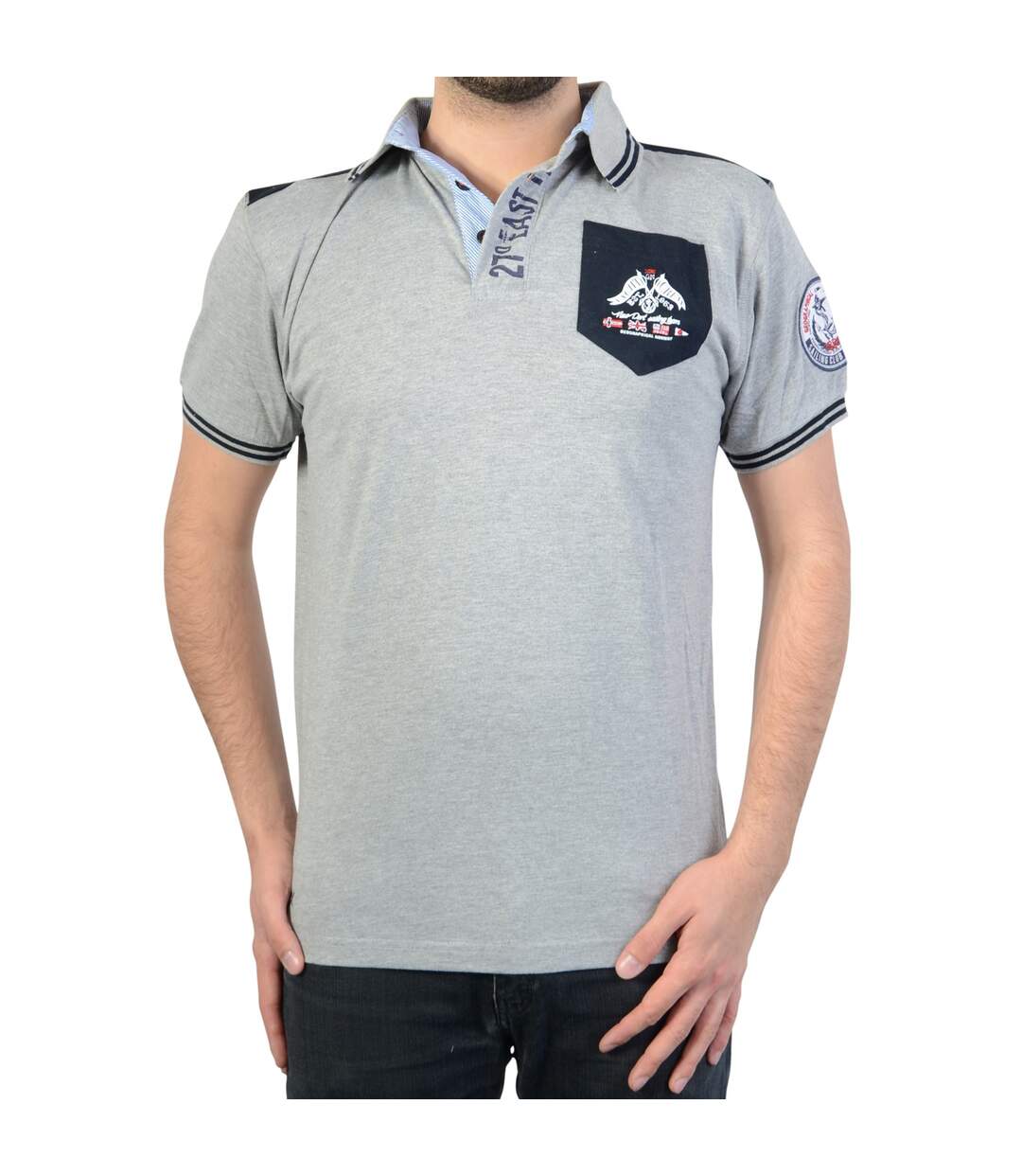 Polo Geographical Norway Kalipso DD Men Gris