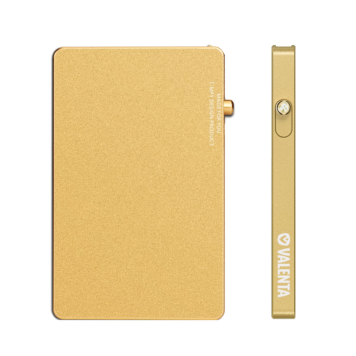 Valenta Cardprotector Aluminium Magsafe gold