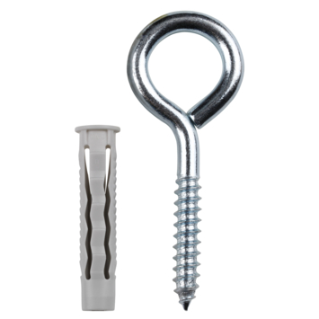 GAMMA uni-plug 12x60mm + Schroefoog 10x100mm 2ST