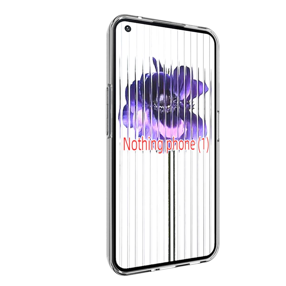 Hülle Handy Schutz für Nothing Phone Case Cover Bumper Etuis Tasche Transparent