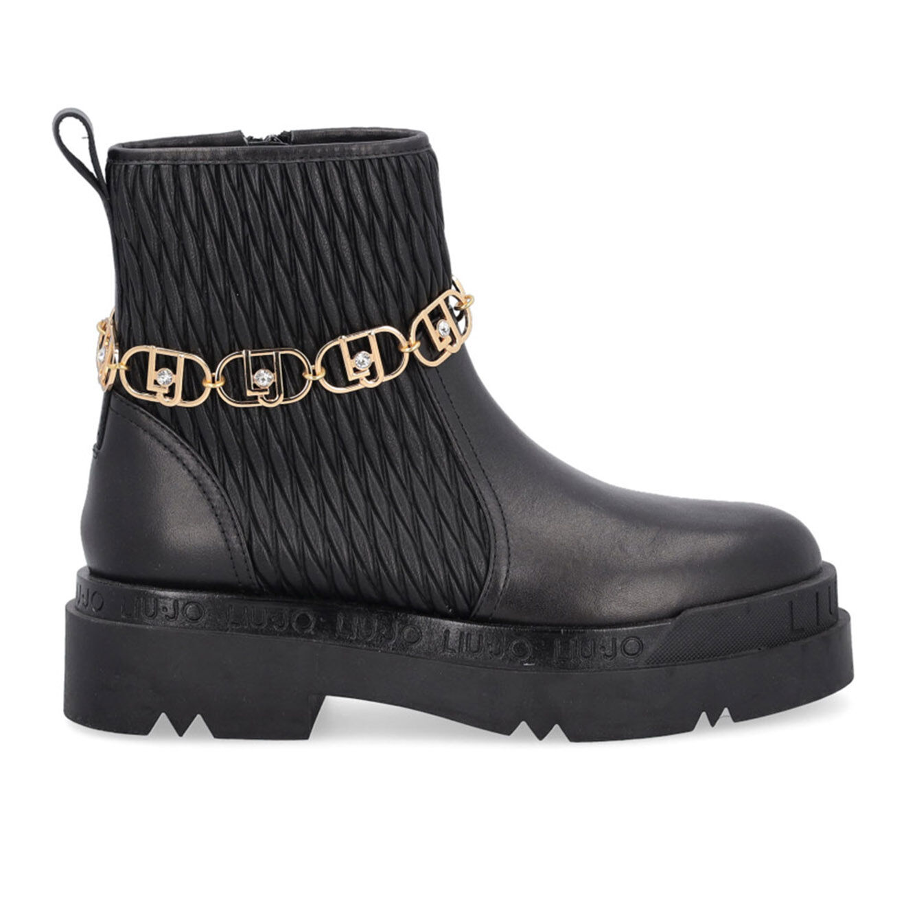 Liu-Jo Boots en Cuir Hélèna noires