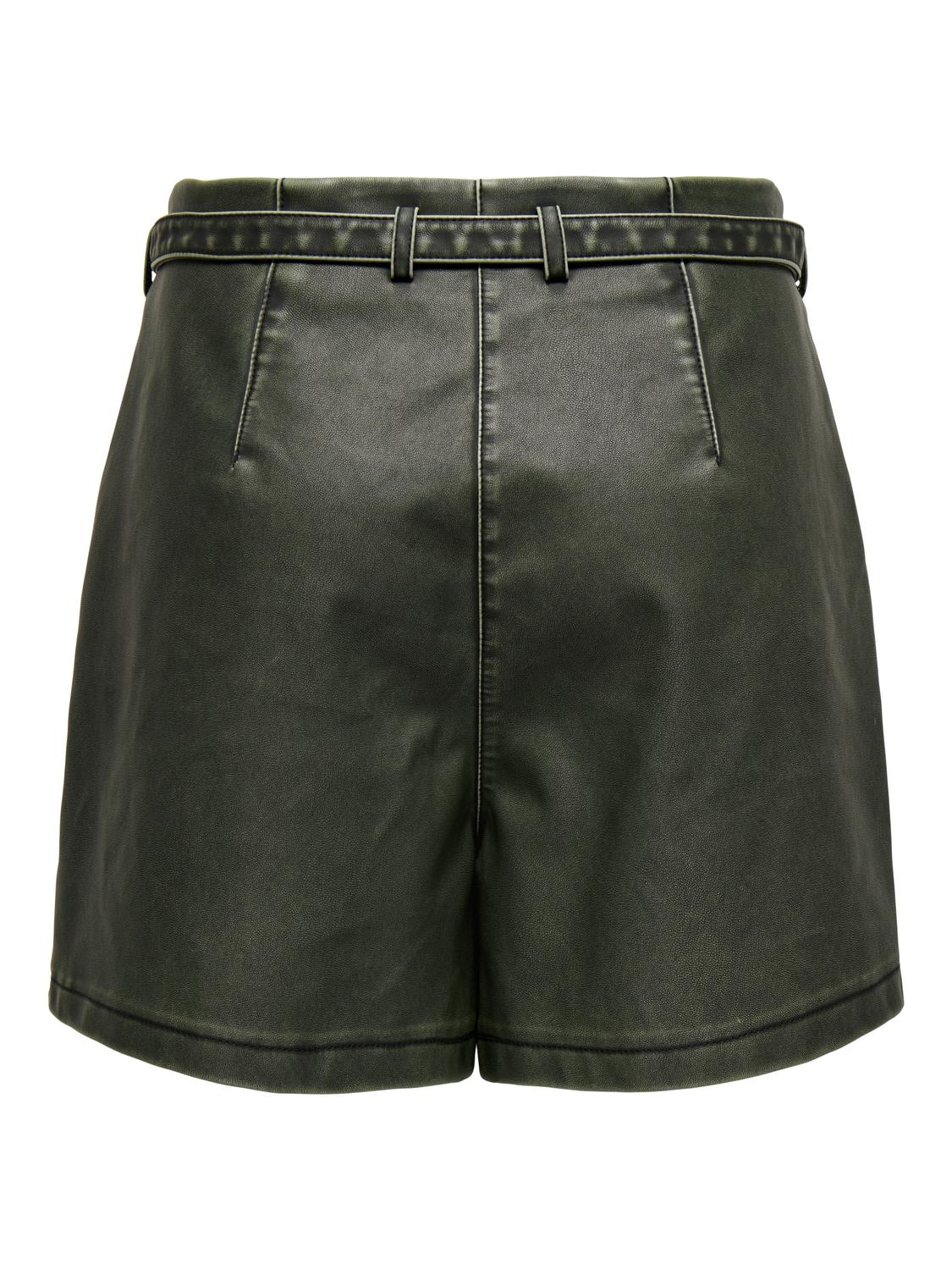 ONLHALLIHEIDI Normal geschnitten Kunstledershorts Deep Depths