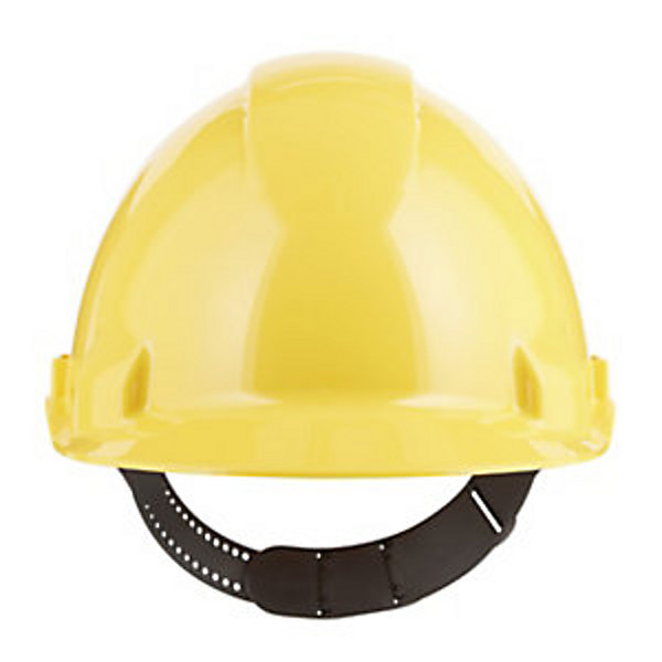 3M Casque de chantier réglable avec ventilation - Jaune