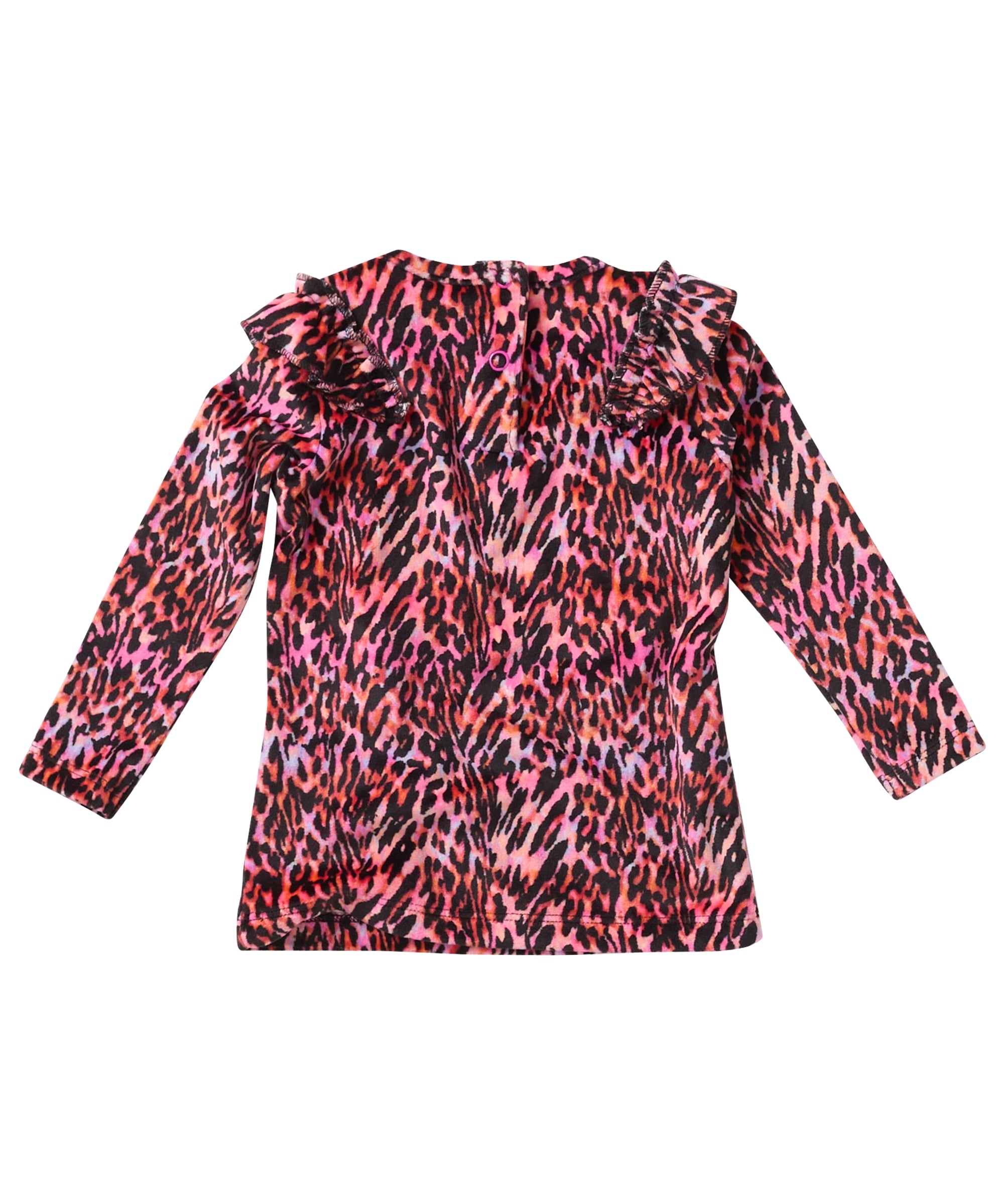 velvet top met ruches