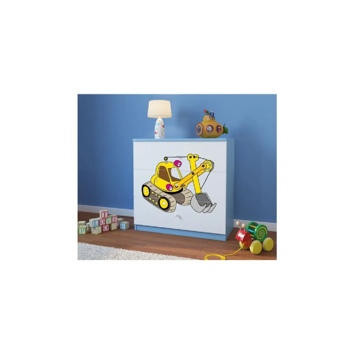 Kocot Kids Commode Babydreams - Excavatrice Bleue
