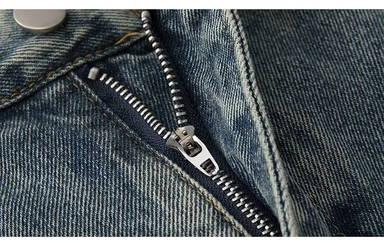 Yelmenor - Omgekeerde denim shorts