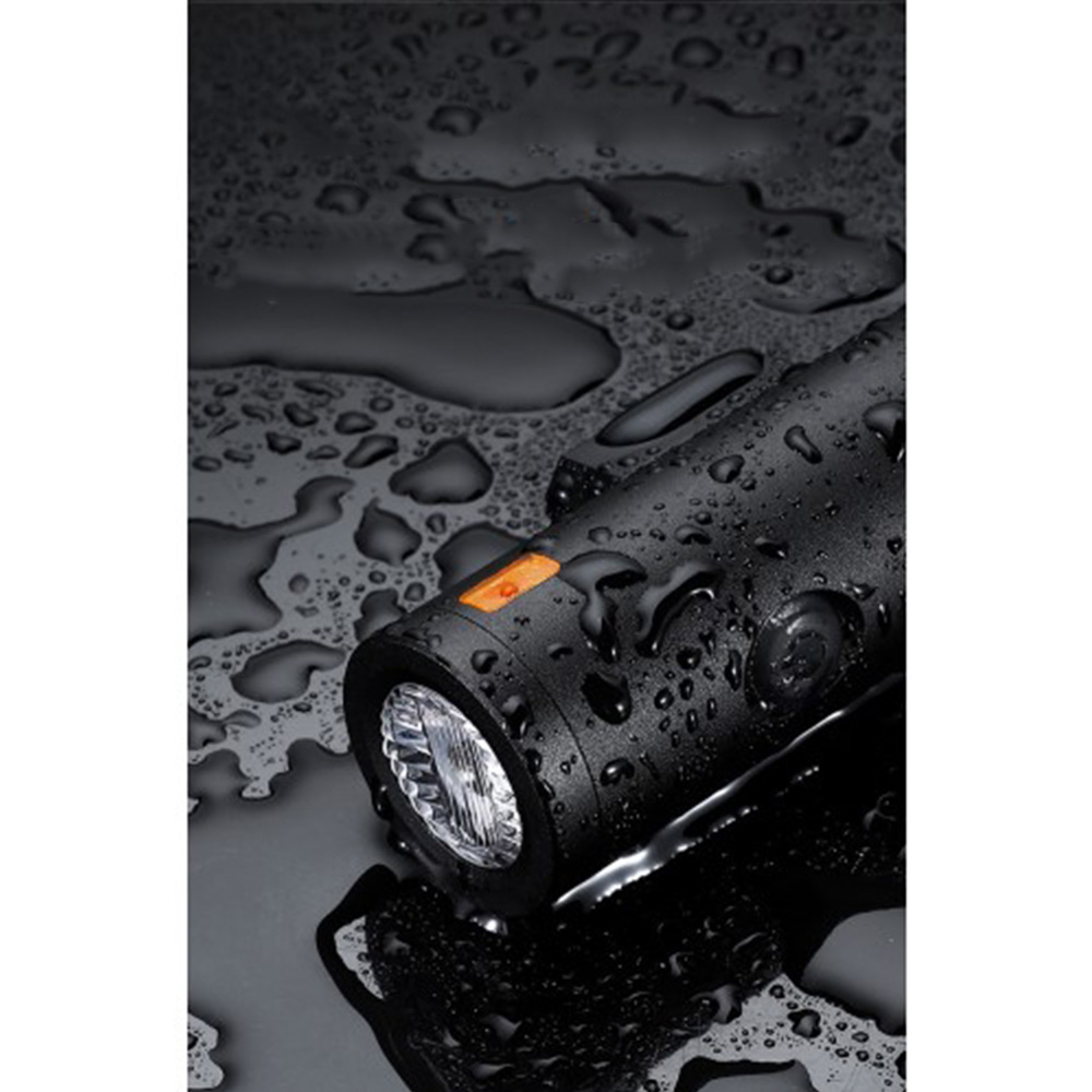 4500mAh Wiederaufladbares Aluminium USB Fahrrad Licht Velo LED Warnlicht IPX5 (1300 Lumen) - Silber