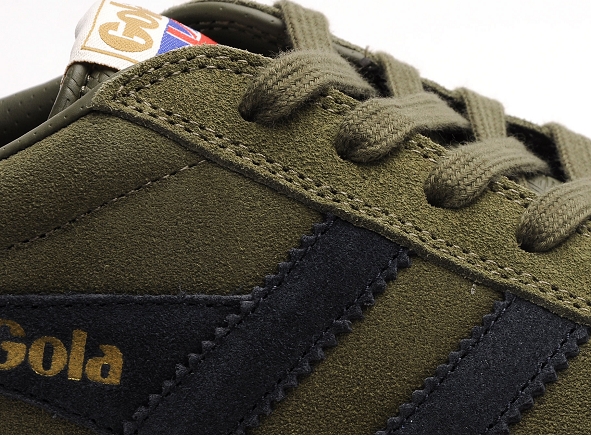 Gola basses homme equipe suede cma495 kaki