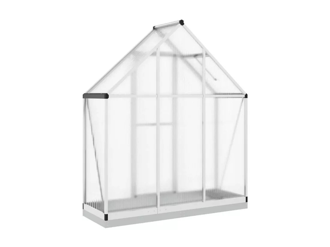 Serre tente abri plante aluminium argenté 169 x 58 x 202 cm 02_0044520