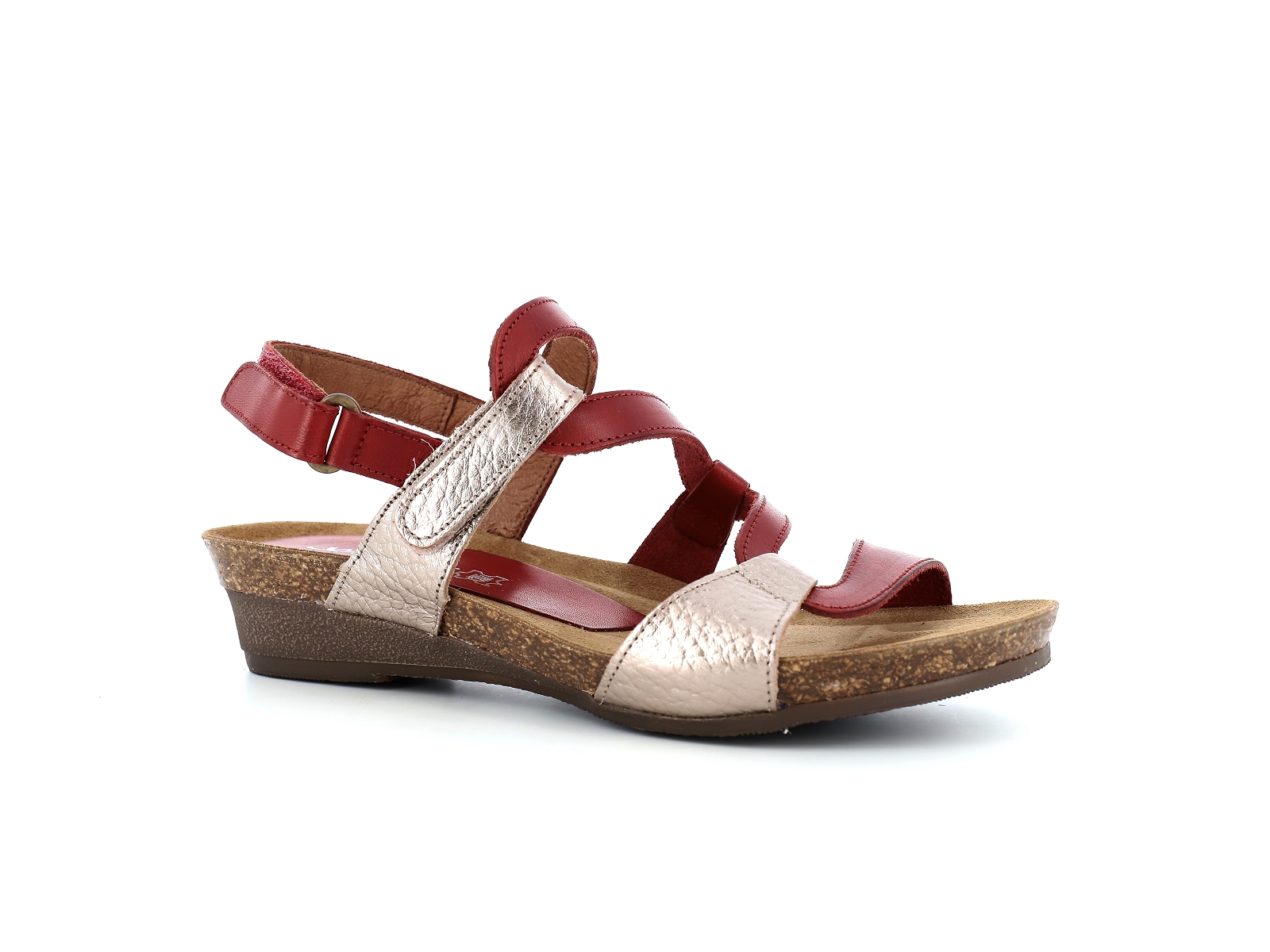 Xapatan-BUVITRO 2164 Cuir Multi Rouge